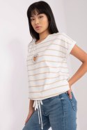 Bluzka Model RV-BZ-8705.17P White/Beige - Relevance Relevance