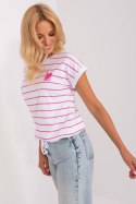 Bluzka Model RV-BZ-8744.46P White/Pink - Relevance Relevance