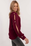 Bluzka Model MI-BZ-98684.89 Bordo - Italy Moda Italy Moda