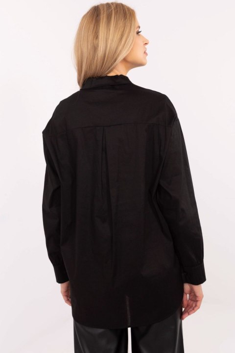 Koszula Damska Model DHJ-KS-9213-1.77P Black - Italy Moda Italy Moda