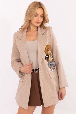 Marynarka Model DHJ-MA-A8767-1.01X Dark Beige - Italy Moda Italy Moda