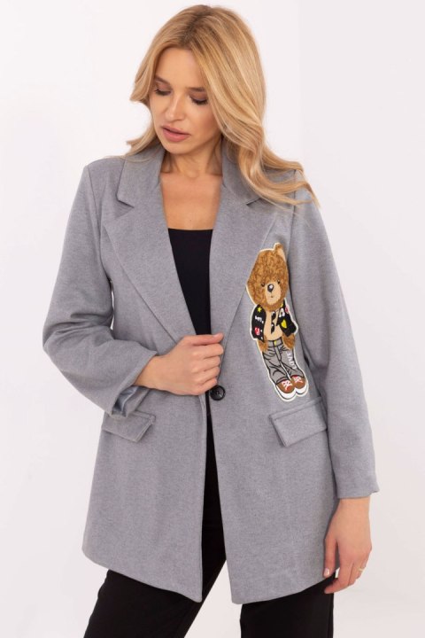 Marynarka Model DHJ-MA-A8767-1.01X Grey - Italy Moda Italy Moda