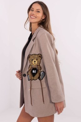 Marynarka Model DHJ-MA-A8767.57P Dark Beige - Italy Moda Italy Moda