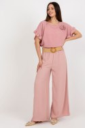 Spodnie Damskie Model DHJ-SP-8387.57 Light Pink - Italy Moda Italy Moda