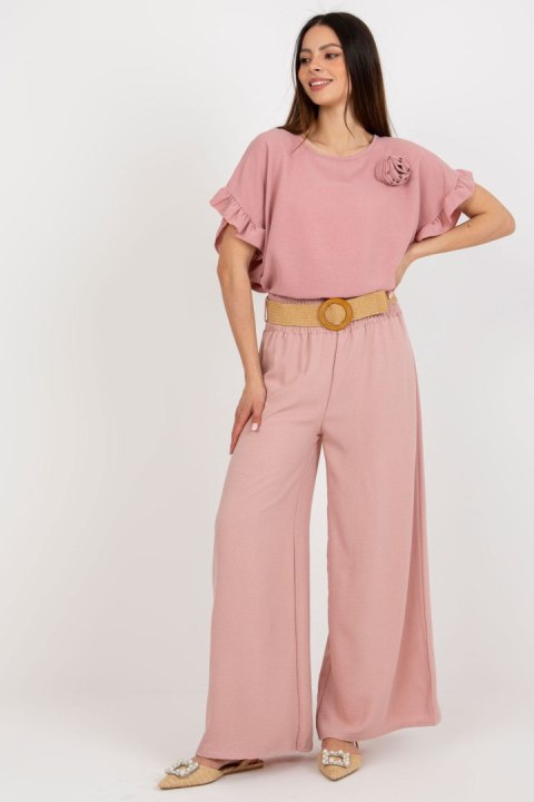 Spodnie Damskie Model DHJ-SP-8387.57 Light Pink - Italy Moda Italy Moda