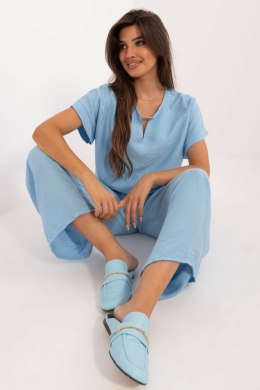 Spodnie Komplet Model DHJ-KMPL-3301.63 Light Blue - Italy Moda Italy Moda