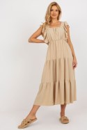 Sukienka Model DHJ-SK-8352.04 Dark Beige - Italy Moda Italy Moda