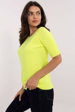 Sweter Damski Model DHJ-SW-9316.02P Fluo Yellow - Italy Moda Italy Moda