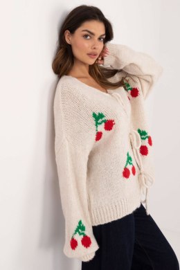 Sweter Damski Model MI-SW-2910.62 Light Beige - Italy Moda Italy Moda