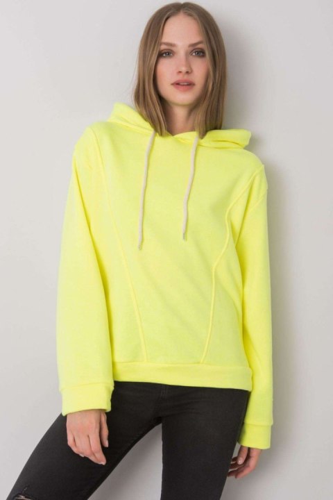 Bluza Damska Model EM-BL-ES-21-525.10 Fluo Yellow - Ex Moda Ex Moda Bluza Damska Model EM-BL-ES-21-525.10 Fluo Yellow - Ex Moda Ex Moda