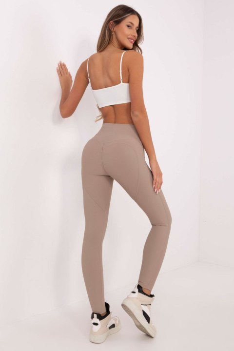 Legginsy Model NM-LG-NG68010-3.65 Dark Beige - NM NM Legginsy Model NM-LG-NG68010-3.65 Dark Beige - NM NM