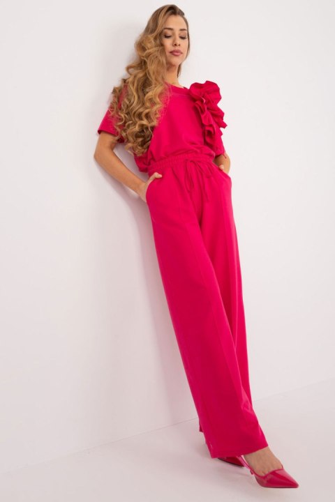 Spodnie Damskie Model LK-SP-509586.39 Fuksja - Lakerta Lakerta