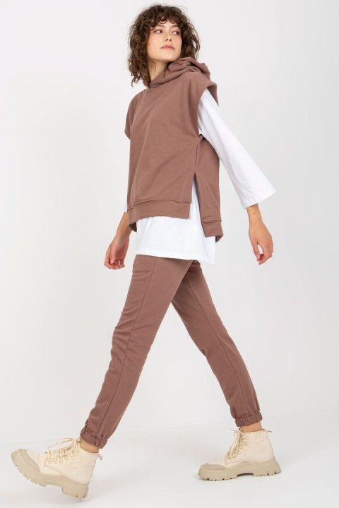 Spodnie Komplet Model EM-KMPL-764.64 Brown - Ex Moda Ex Moda Spodnie Komplet Model EM-KMPL-764.64 Brown - Ex Moda Ex Moda