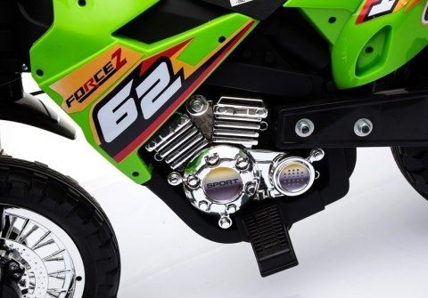 Motocykl na Akumulator Cross BDM0912 Zielony LEAN CARS