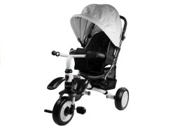 Rower Trójkołowy PRO400 Srebrny LEAN Toys