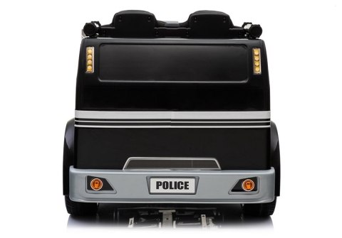 Samochód Policyjny Na Akumulator Czarny Radiowóz LL911 LEAN CARS Samochód Policyjny Na Akumulator Czarny Radiowóz LL911 LEAN CARS