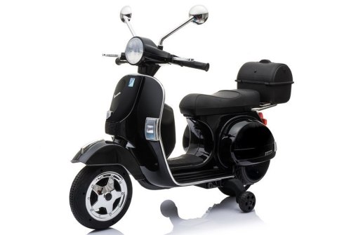 Skuter na Akumulator Vespa Czarny LEAN CARS