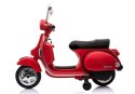 Skuter na Akumulator Vespa Czerwony LEAN CARS