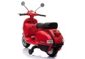 Skuter na Akumulator Vespa Czerwony LEAN CARS