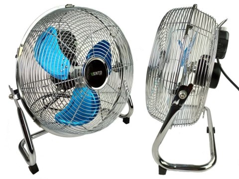 Wentylator Vento Cyrkulator Podłogowy 30 cm 55W Chromowany LEAN Toys