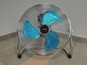 Wentylator Vento Cyrkulator Podłogowy 40 cm 75W Chromowany LEAN Toys