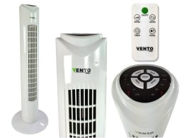 Wentylator Vento Kolumnowy 79 cm 40W z Pilotem Biały LEAN Toys