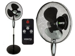 Wentylator Vento Podłogowy 40 cm 40W z Pilotem Czarny LEAN Toys