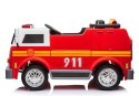 Wóz Strażacki na Akumulator Czerwony Dla Dzieci Pilot LL911 LEAN CARS Wóz Strażacki na Akumulator Czerwony Dla Dzieci Pilot LL911 LEAN CARS