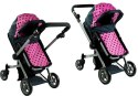 Wózek dla lalek Alice Głęboki, Spacerówka 2w1 Alice