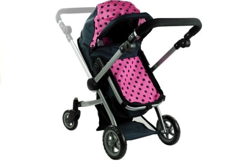 Wózek dla lalek Alice Głęboki, Spacerówka 2w1 Alice