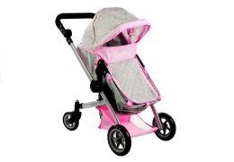 Wózek dla lalek Alice Głęboki, Spacerówka 2w1 Alice
