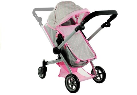 Wózek dla lalek Alice Głęboki, Spacerówka 2w1 Alice