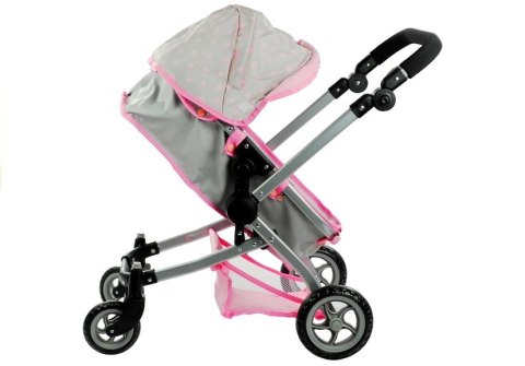 Wózek dla lalek Alice Głęboki, Spacerówka 2w1 Alice