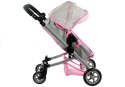 Wózek dla lalek Alice Głęboki, Spacerówka 2w1 Alice