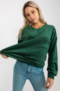 Bluza Damska Model RP-BZ-8188.06X Dark Green - Rue Paris Rue Paris