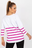 Bluzka Model RV-BZ-8008.63 White/Pink - Rue Paris Rue Paris