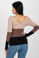Bluzka Model RV-BZ-8429.31P Black/Beige - Rue Paris Rue Paris