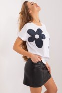 Bluzka Model RV-BZ-9628.22X White/Navy - Rue Paris Rue Paris