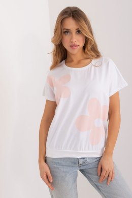 Bluzka Model RV-BZ-9628.26X White/Pink - Rue Paris Rue Paris
