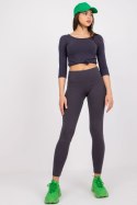 Legginsy Model LA-LG-T-13.66 Grafit - Rue Paris Rue Paris