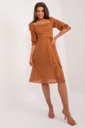 Sukienka Model LK-SK-509372.45 Light Brown - Lakerta Lakerta