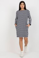 Sukienka Model LO-SK-LK-230.34X White/Navy - Rue Paris Rue Paris