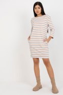 Sukienka Model LO-SK-LK-230.48 White/Beige - Rue Paris Rue Paris