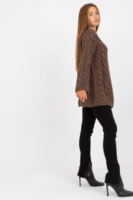 Sweter Damski Model LC-SW-8044.06X Brown - Rue Paris Rue Paris