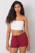 Szorty Damskie Model RV-SN-6628.95 Bordo - Rue Paris Rue Paris