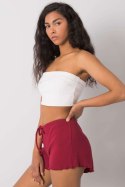Szorty Damskie Model RV-SN-6628.95 Bordo - Rue Paris Rue Paris