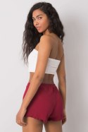 Szorty Damskie Model RV-SN-6628.95 Bordo - Rue Paris Rue Paris