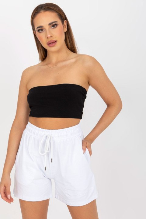 Szorty Damskie Model RV-SN-7995.14 White - Rue Paris Rue Paris Szorty Damskie Model RV-SN-7995.14 White - Rue Paris Rue Paris
