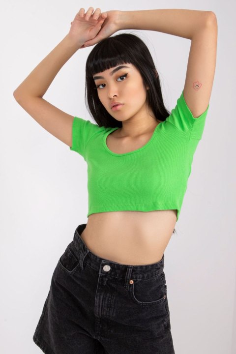 T-shirt Damski Model RV-TS-7537.52 Light Green - Rue Paris Rue Paris T-shirt Damski Model RV-TS-7537.52 Light Green - Rue Paris Rue Paris