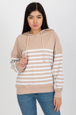 Bluza Damska Model LO-BL-DY-28.01 White/Beige - Rue Paris Rue Paris